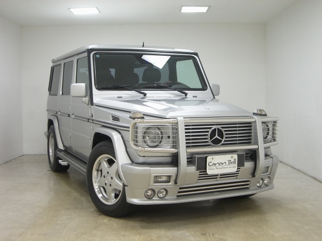 ＡＭＧ Ｇクラス 中古車詳細／メルセデスベンツAMG中古専門店【キャノンボール】埼玉・16号線沿い／Ｇ５５Ｌ 黒本革＆ウッドＮｅｗインテリア  サンルーフ ＤＶＤナビ一体機